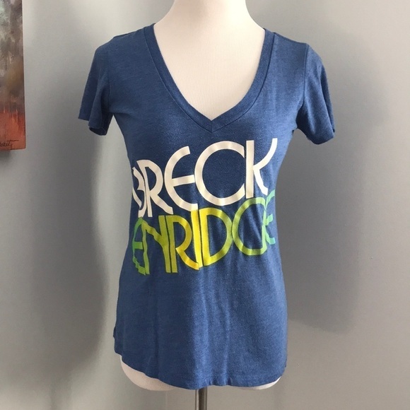 Breckinridge Deep V-neck Tee - Picture 1 of 5